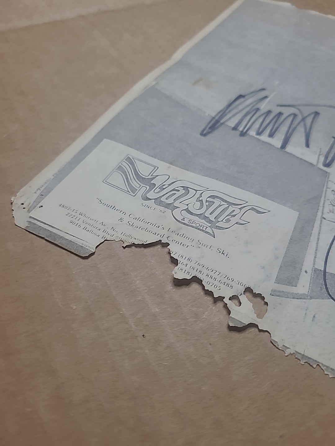 Vintage 1987 Christian Hosoi Double Autographed Photo - SIGNED in 1987 & 2015