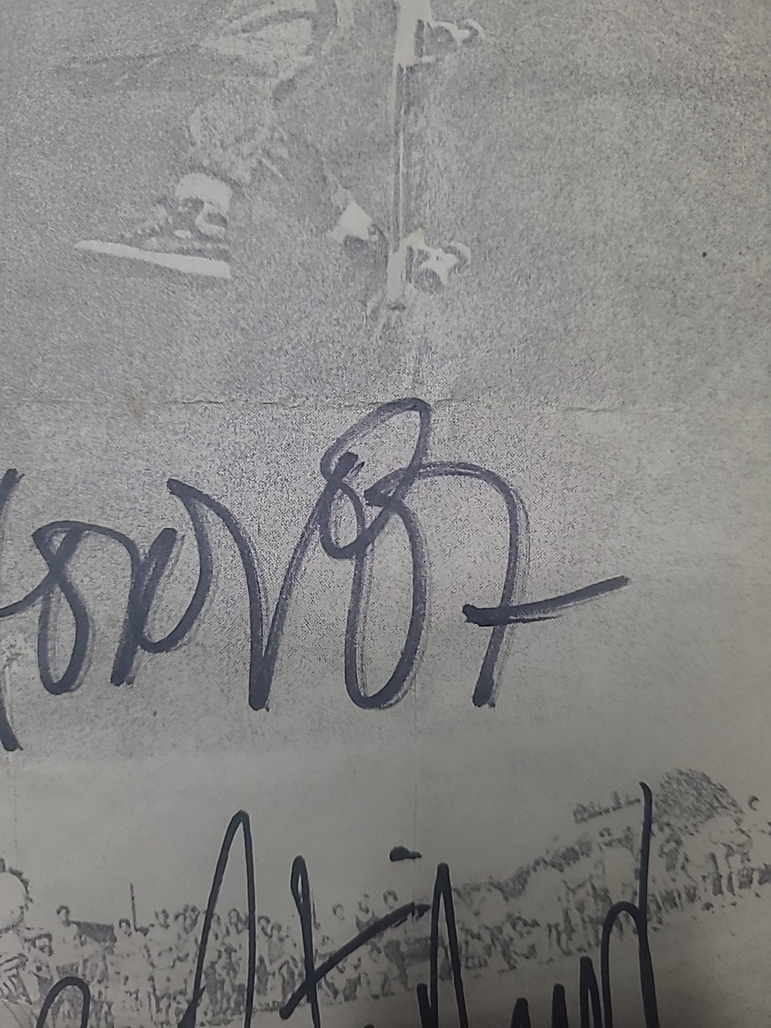 Vintage 1987 Christian Hosoi Double Autographed Photo - SIGNED in 1987 & 2015