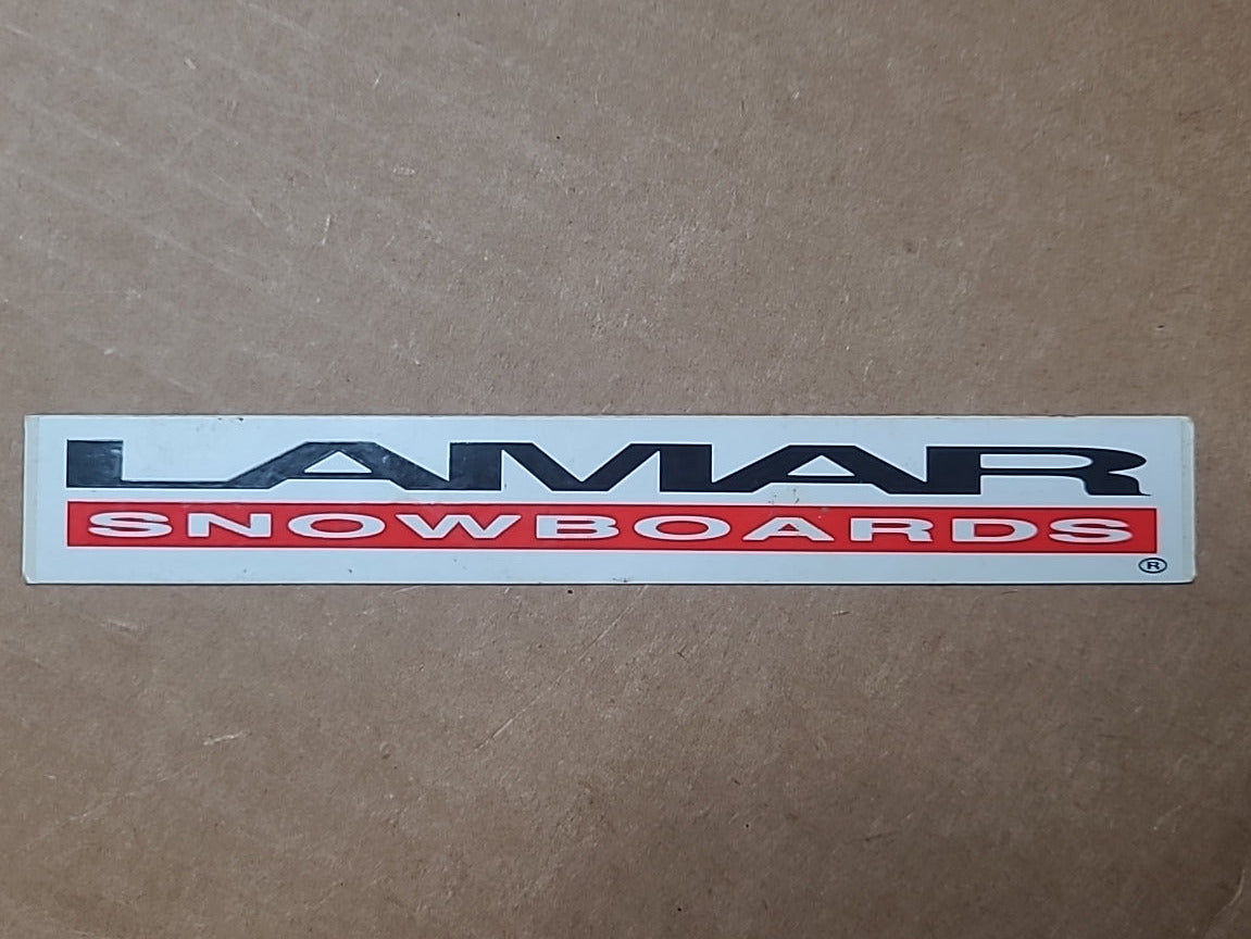 Vintage LAMAR Snowboards STICKER