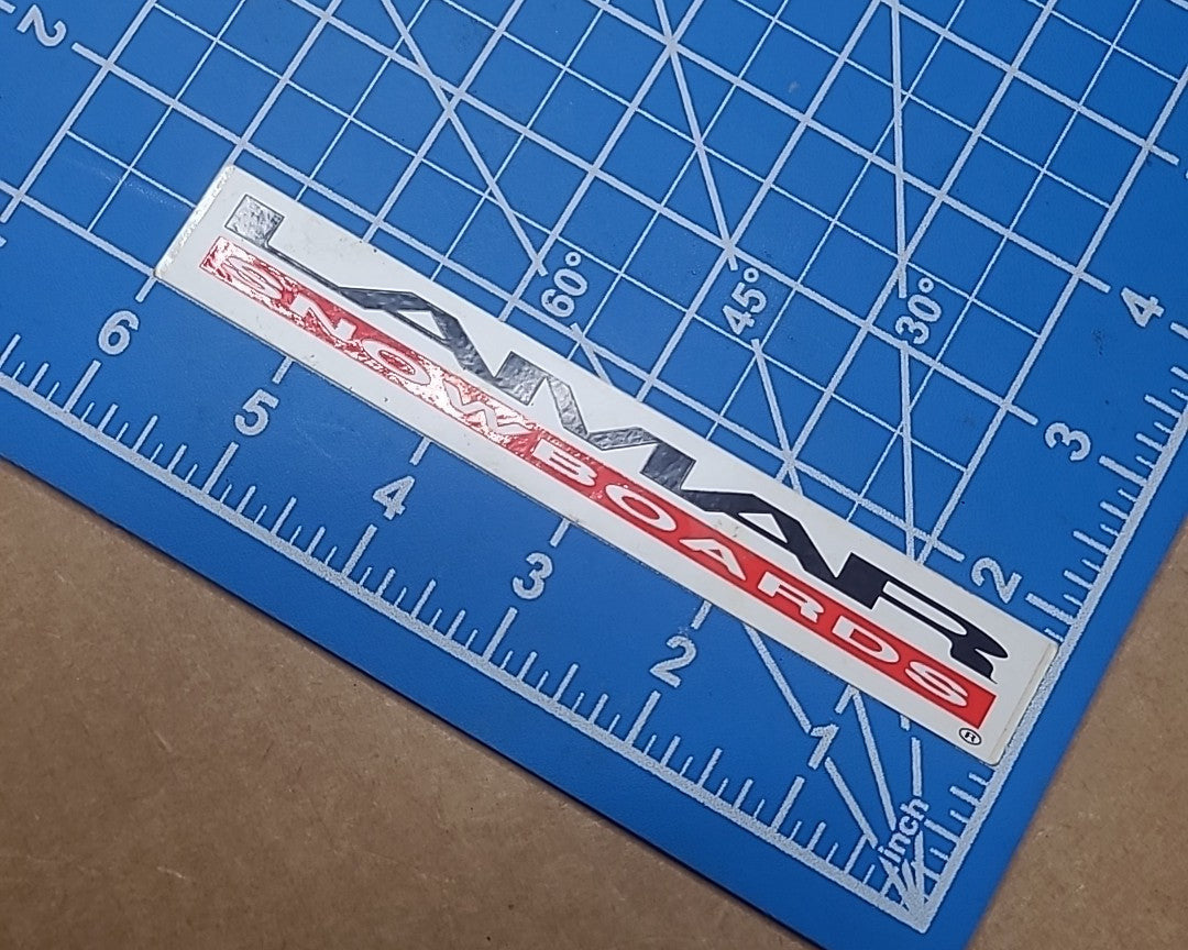 Vintage LAMAR Snowboards STICKER