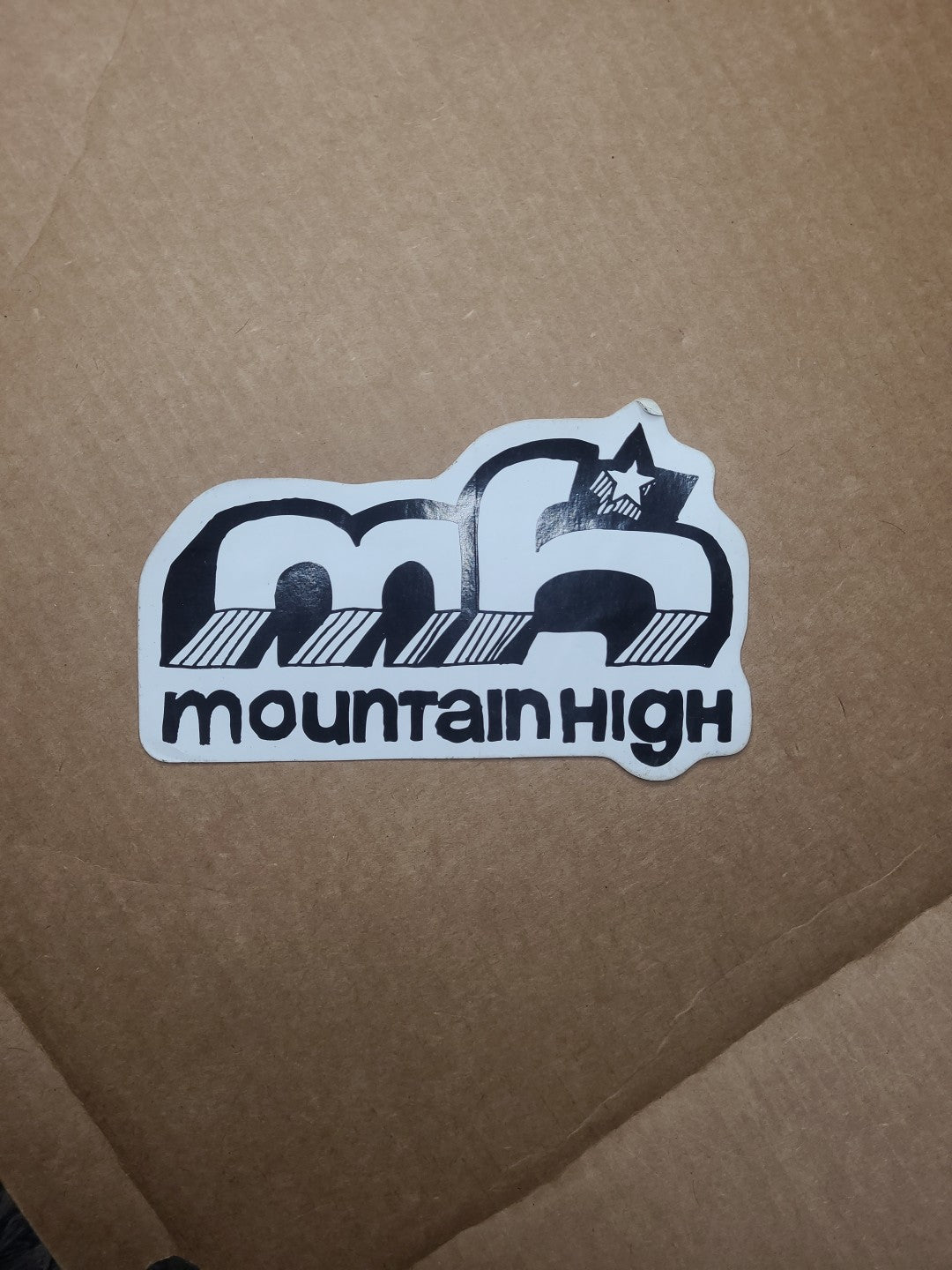 Vintage Mountain High Sticker - 7.75"