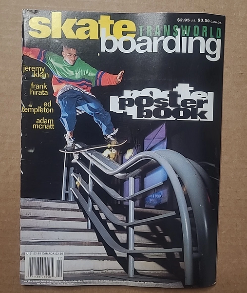 1993 Transworld Skateboarding Magazine Poster Book - Ed Templeton