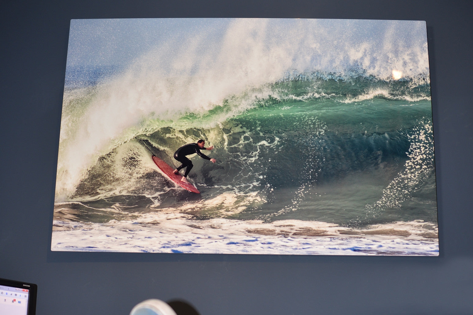 Winter Swell - Metal Print by Steve Christensen Photo