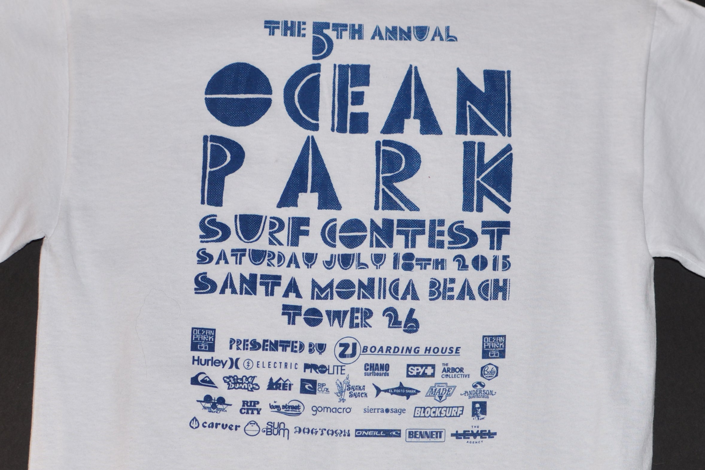2015 OCEAN PARK SURF CONTEST TEE