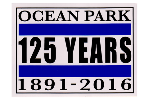 OCEAN PARK 125 YEARS STICKER