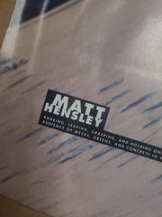 Matt Hensley Poster from 1991 Transworld Skateboarding Magazine Poster Book