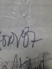 Vintage 1987 Christian Hosoi Double Autographed Photo - SIGNED in 1987 & 2015