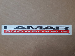 Vintage LAMAR Snowboards STICKER
