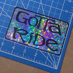 Vintage SNOW SUMMIT GOTTA RIDE  5" STICKER