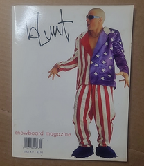 1995 BLUNT Magazine Snowboard issue 4.0 - Shaun Palmer by Rocco  Natas  Tremaine