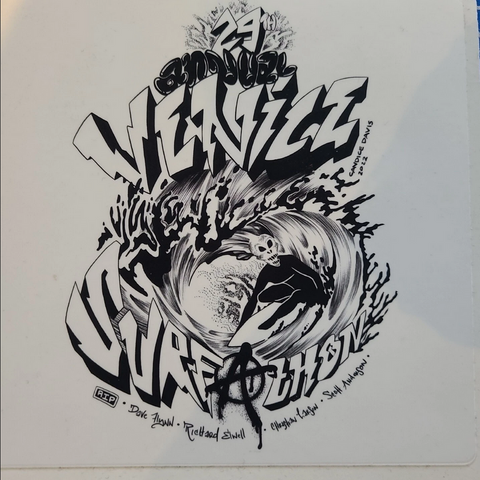 2022 Venice Surf-A-Thon Sticker - 5 Inch