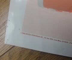 1988 Gotcha Surf 3-D Poster - Martin Potter