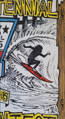 Venice SURF-A-THON 2005 Surf Contest poster 18"x 12"