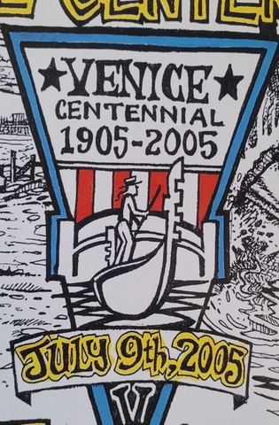 Venice SURF-A-THON 2005 Surf Contest poster 18"x 12"