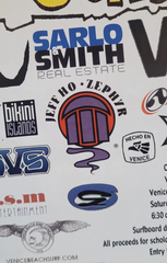 Venice SURF-A-THON 2005 Surf Contest poster 18"x 12"