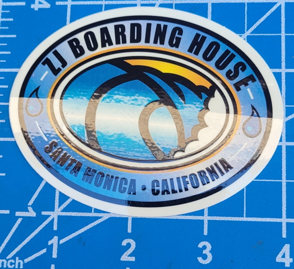 Vintage ZJ Boarding House Surf / Skate Shop Sticker - Santa Monica - 3 ...