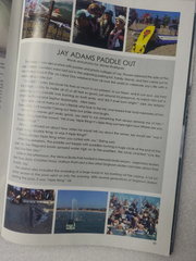 Drop Zone LA Surf Magazine - Nov 2014 - Jay Adams "Triple Firing" Tribute & Paddleout