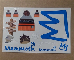 Mammoth Mountain Sticker Sheet - 12 Stickers