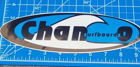 Vintage CHANO Surfboards Sticker - Rare Chano Alvarez 10" Decal