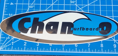 Vintage CHANO Surfboards Sticker - Rare Chano Alvarez 10" Decal