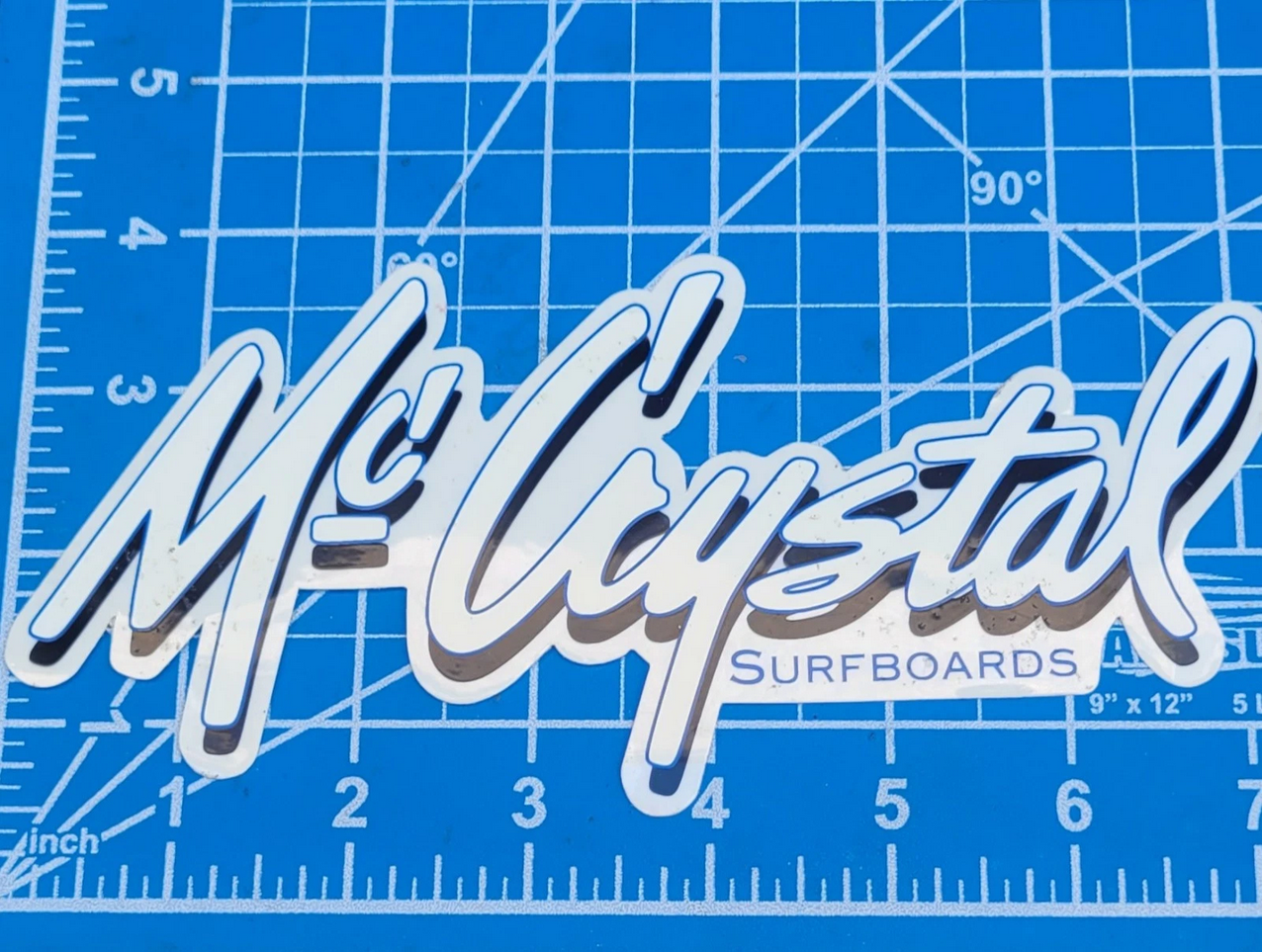 McCrystal Surfboards Sticker - Ventura Surf Vintage Surfing 7.5" Sticker