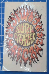 Vintage Surf Crazed Comics STICKER