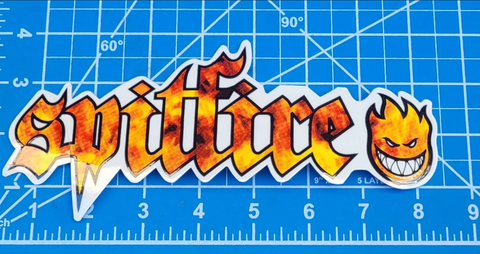 Vintage Original Spitfire Wheels Sticker 8"