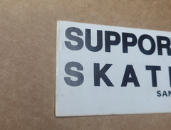 Vintage 1980’s Santa Cruz Support Your Local Skateboarder Sticker