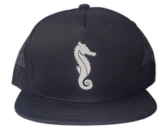 Seahorse Embroidered Trucker Hat