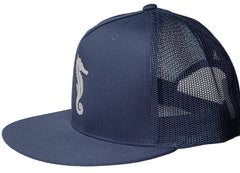 Seahorse Embroidered Trucker Hat