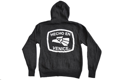 HECHO EN VENICE ZIP UP HOODIE