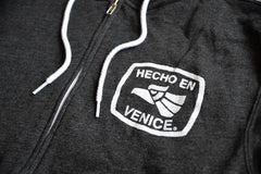 HECHO EN VENICE ZIP UP HOODIE