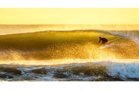 Sunset Right - Metal Print by Steve Christensen Photo