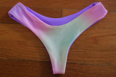 Kaley’s Kini Bottom: Purple & Rainbow Tie-Dye