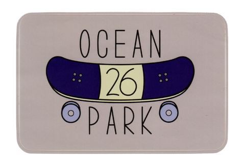 OCEAN PARK 26 SKATEBOARD STICKER